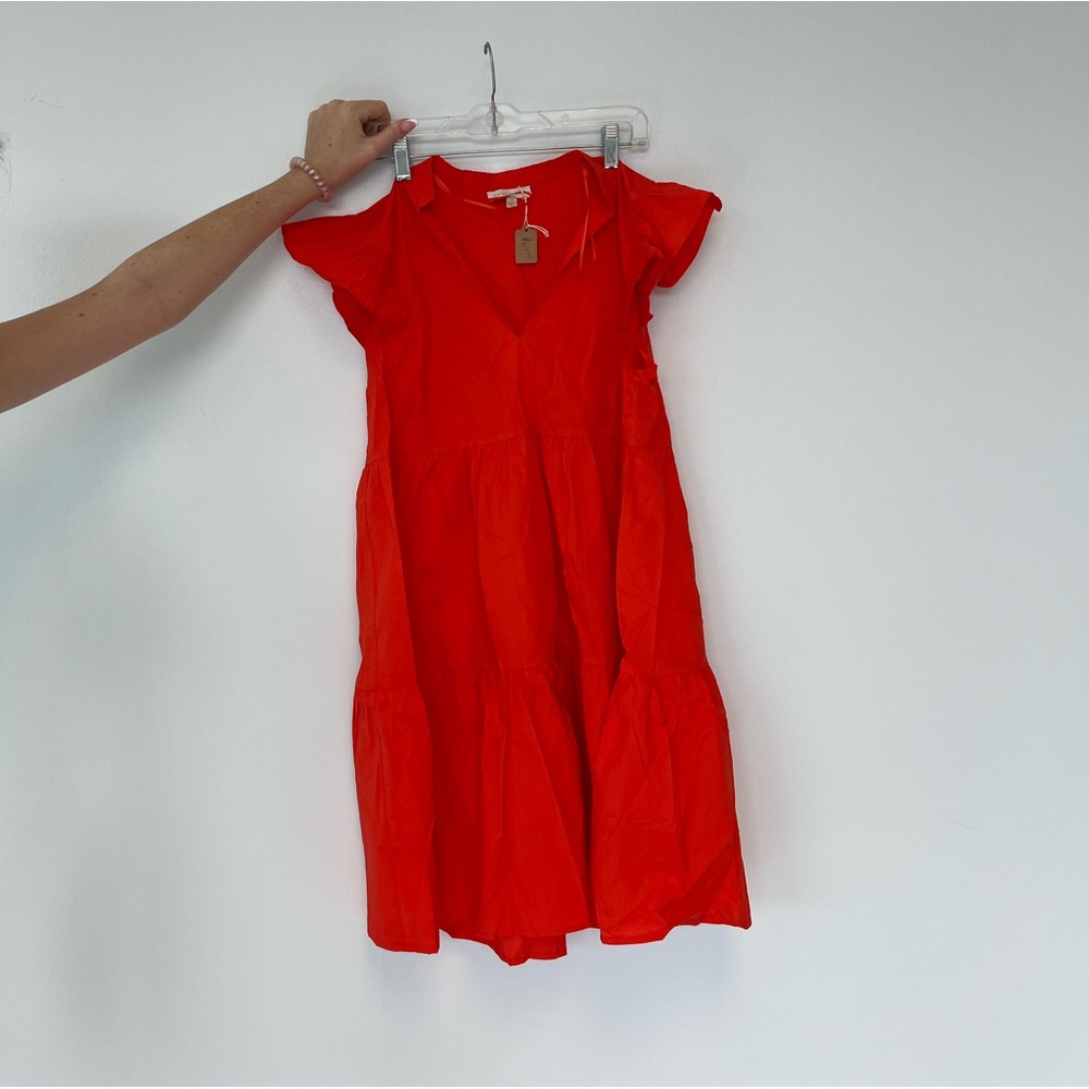 Orange summer dress - Picture 2 of 4